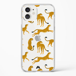 Wildling Cheetahs Crystal Clear Transparent Case-(Apple)