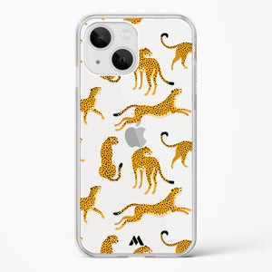 Wildling Cheetahs Crystal Clear Transparent Case-(Apple)