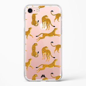 Wildling Cheetahs Crystal Clear Transparent Case-(Apple)