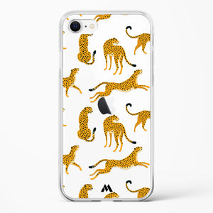 Wildling Cheetahs Crystal Clear Transparent Case-(Apple)