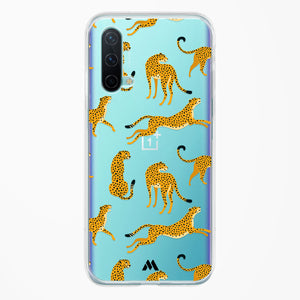 Wildling Cheetahs Crystal Clear Transparent Case-(OnePlus)