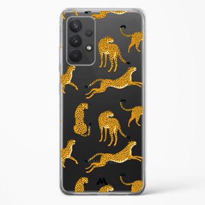 Wildling Cheetahs Crystal Clear Transparent Case-(Samsung)