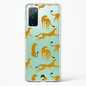 Wildling Cheetahs Crystal Clear Transparent Case-(Samsung)