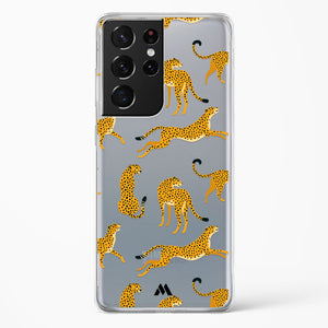 Wildling Cheetahs Crystal Clear Transparent Case-(Samsung)