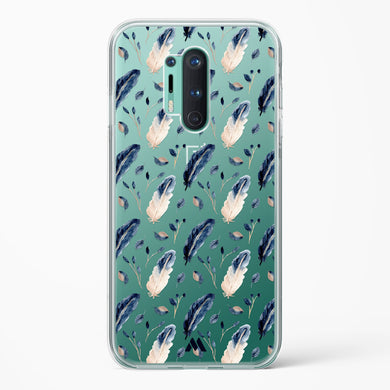 Painted Willow Bird Feathers Crystal Clear Transparent Case (OnePlus)