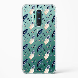Painted Willow Bird Feathers Crystal Clear Transparent Case-(OnePlus)
