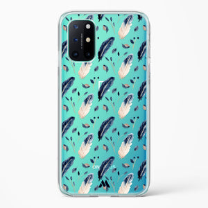 Painted Willow Bird Feathers Crystal Clear Transparent Case-(OnePlus)