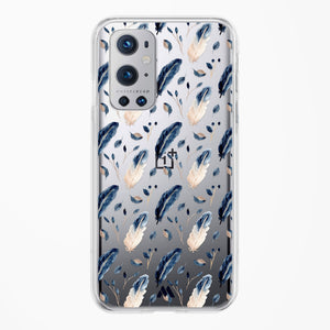 Painted Willow Bird Feathers Crystal Clear Transparent Case-(OnePlus)