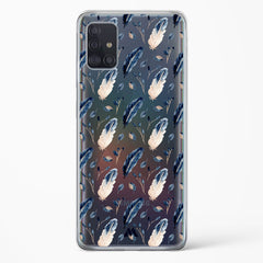 Painted Willow Bird Feathers Crystal Clear Transparent Case (Samsung)