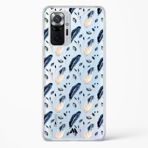 Painted Willow Bird Feathers Crystal Clear Transparent Case-(Xiaomi)