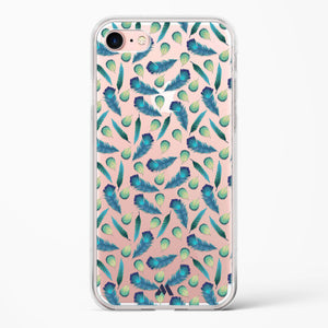 Hummingbird Feathers Crystal Clear Transparent Case-(Apple)