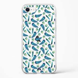 Hummingbird Feathers Crystal Clear Transparent Case-(Apple)