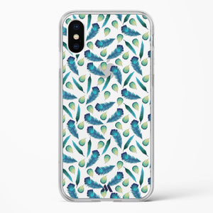 Hummingbird Feathers Crystal Clear Transparent Case-(Apple)