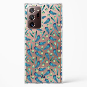 Hummingbird Feathers Crystal Clear Transparent Case-(Samsung)