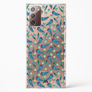 Hummingbird Feathers Crystal Clear Transparent Case-(Samsung)