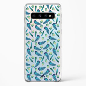 Hummingbird Feathers Crystal Clear Transparent Case-(Samsung)