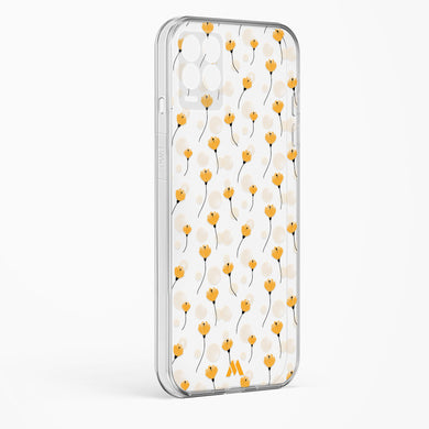 Daffodil Stems Crystal Clear Transparent Case-(Realme)