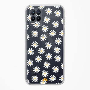 Magnolias on Lavender Crystal Clear Transparent Case-(Realme)