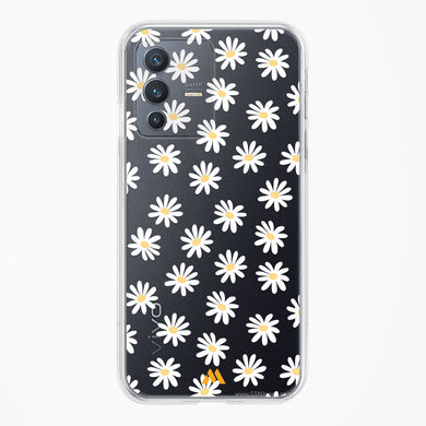 Magnolias on Lavender Crystal Clear Transparent Case-(Vivo)