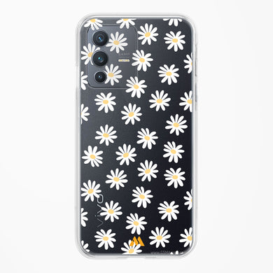 Magnolias on Lavender Crystal Clear Transparent Case-(Vivo)