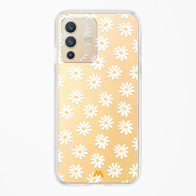 Magnolias on Lavender Crystal Clear Transparent Case-(Vivo)