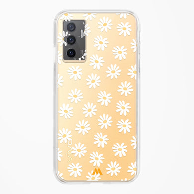 Magnolias on Lavender Crystal Clear Transparent Case-(Vivo)