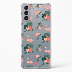 Spring At The Watering Hole Crystal Clear Transparent Case-(Samsung)