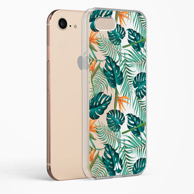 Jungle Leaves Crystal Clear Transparent Case (Apple)