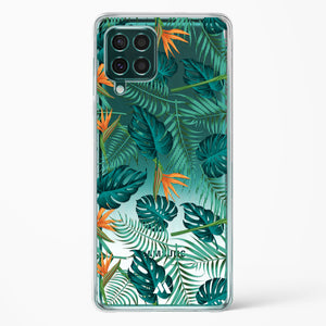 Jungle Leaves Crystal Clear Transparent Case-(Samsung)