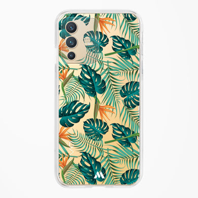 Jungle Leaves Crystal Clear Transparent Case-(Vivo)