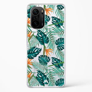 Jungle Leaves Crystal Clear Transparent Case-(Xiaomi)