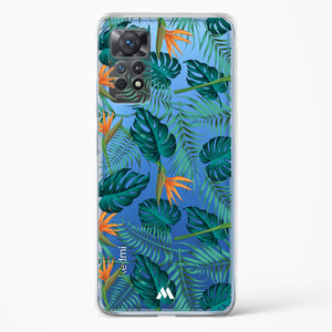 Jungle Leaves Crystal Clear Transparent Case-(Xiaomi)