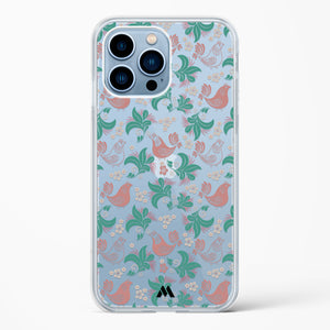 Birds of Paradise Crystal Clear Transparent Case-(Apple)
