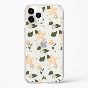 Goldenrod Flowers in Bloom Crystal Clear Transparent Case-(Apple)