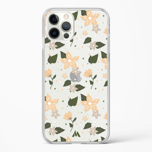 Goldenrod Flowers in Bloom Crystal Clear Transparent Case-(Apple)