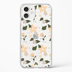 Goldenrod Flowers in Bloom Crystal Clear Transparent Case-(Apple)
