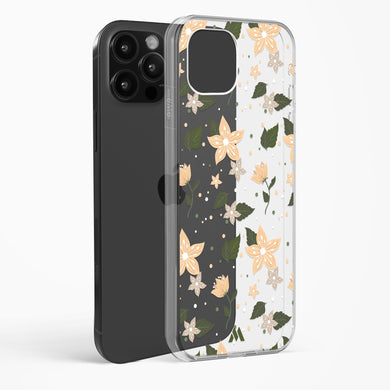 Goldenrod Flowers in Bloom Crystal Clear Transparent Case-(Apple)