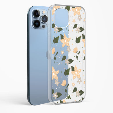 Goldenrod Flowers in Bloom Crystal Clear Transparent Case-(Apple)