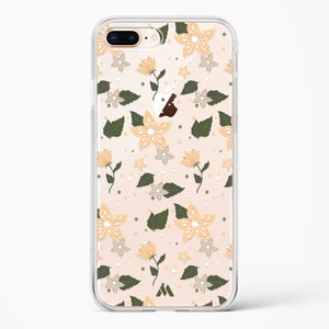 Goldenrod Flowers in Bloom Crystal Clear Transparent Case-(Apple)