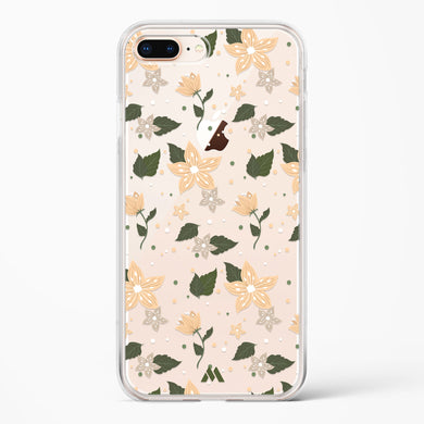 Goldenrod Flowers in Bloom Crystal Clear Transparent Case-(Apple)