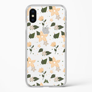 Goldenrod Flowers in Bloom Crystal Clear Transparent Case-(Apple)