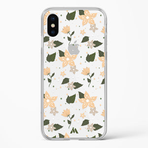 Goldenrod Flowers in Bloom Crystal Clear Transparent Case-(Apple)