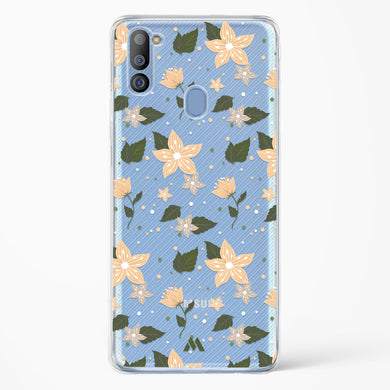 Goldenrod Flowers in Bloom Crystal Clear Transparent Case-(Samsung)