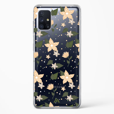 Goldenrod Flowers in Bloom Crystal Clear Transparent Case-(Samsung)