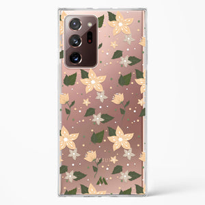 Goldenrod Flowers in Bloom Crystal Clear Transparent Case-(Samsung)