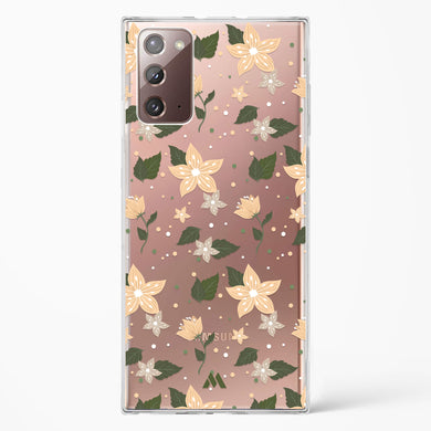 Goldenrod Flowers in Bloom Crystal Clear Transparent Case-(Samsung)