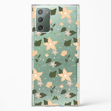 Goldenrod Flowers in Bloom Crystal Clear Transparent Case-(Samsung)