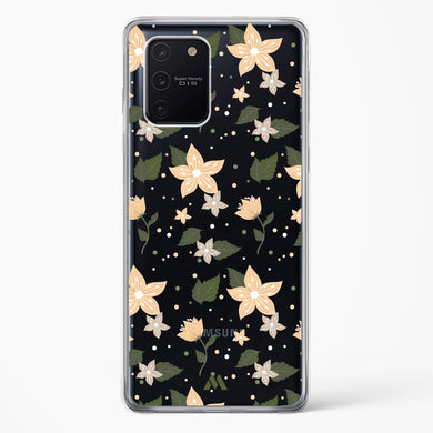 Goldenrod Flowers in Bloom Crystal Clear Transparent Case-(Samsung)