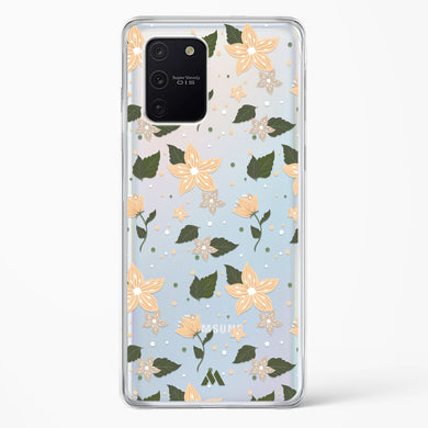 Goldenrod Flowers in Bloom Crystal Clear Transparent Case-(Samsung)