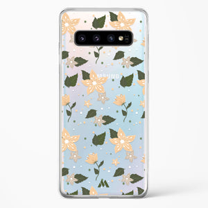 Goldenrod Flowers in Bloom Crystal Clear Transparent Case-(Samsung)